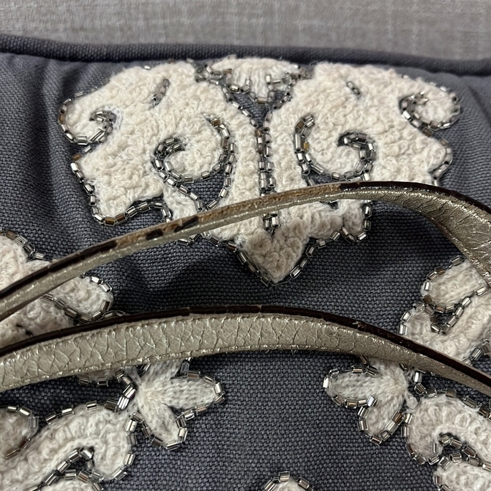 Coach Gold Metallic Colette Signature Canvas Shoulder Bag - Picture 14 of 16